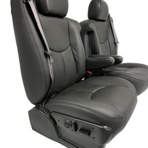 NEW 1999 - 2006 Chevy Silverado Front Seats, LT Leather Dark Pewter Power Heated