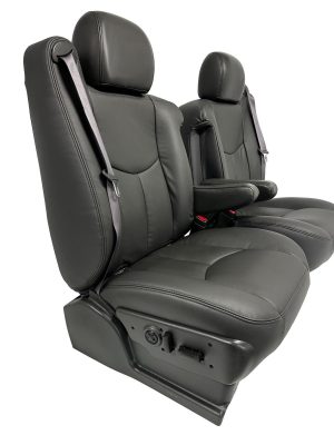 NEW 1999 - 2006 Chevy Silverado Front Seats, LT Leather Dark Pewter Power Heated