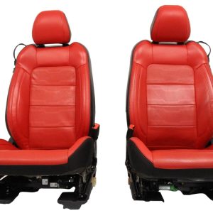 Ford Mustang GT Premium front seats Showstopper Red leather coupe
